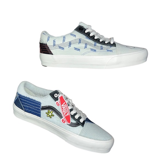 Vans Vault Old Skool VR3 PW LX Patchwork Floral Denim Supreme - Picture 6 of 12